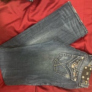 Miss Me Jeans with Embellished Pockets